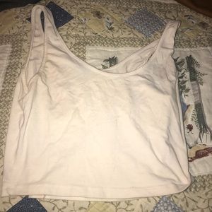 white crop top